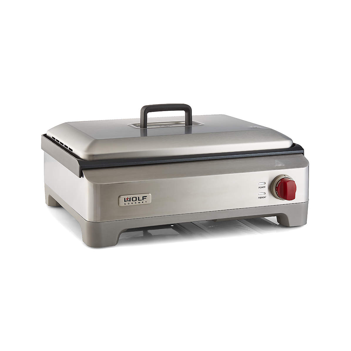 Wolf Gourmet Stainless Steel Electric Griddle with Vented Lid