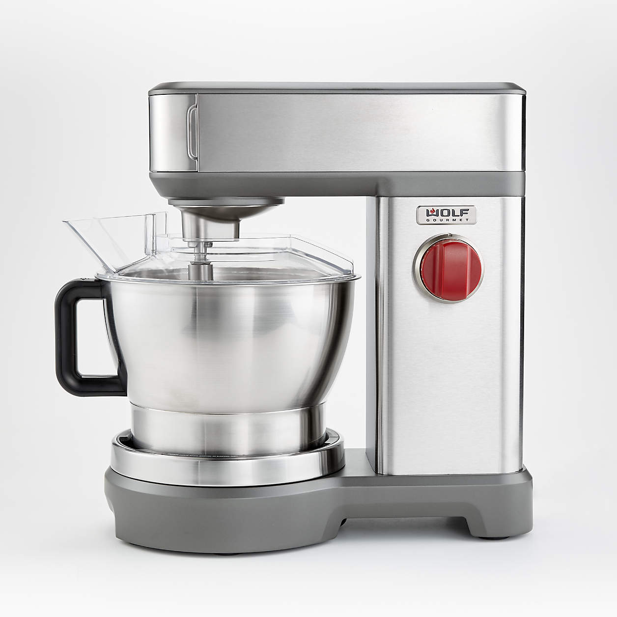 Wolf Gourmet Stand Mixer with Red Knob + Reviews Crate & Barrel