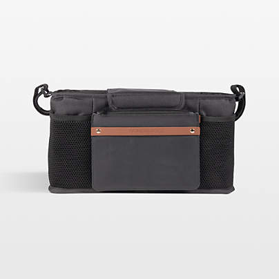 Wonderfold Volcanic Black Parent Console for W2 Stroller Wagon Series