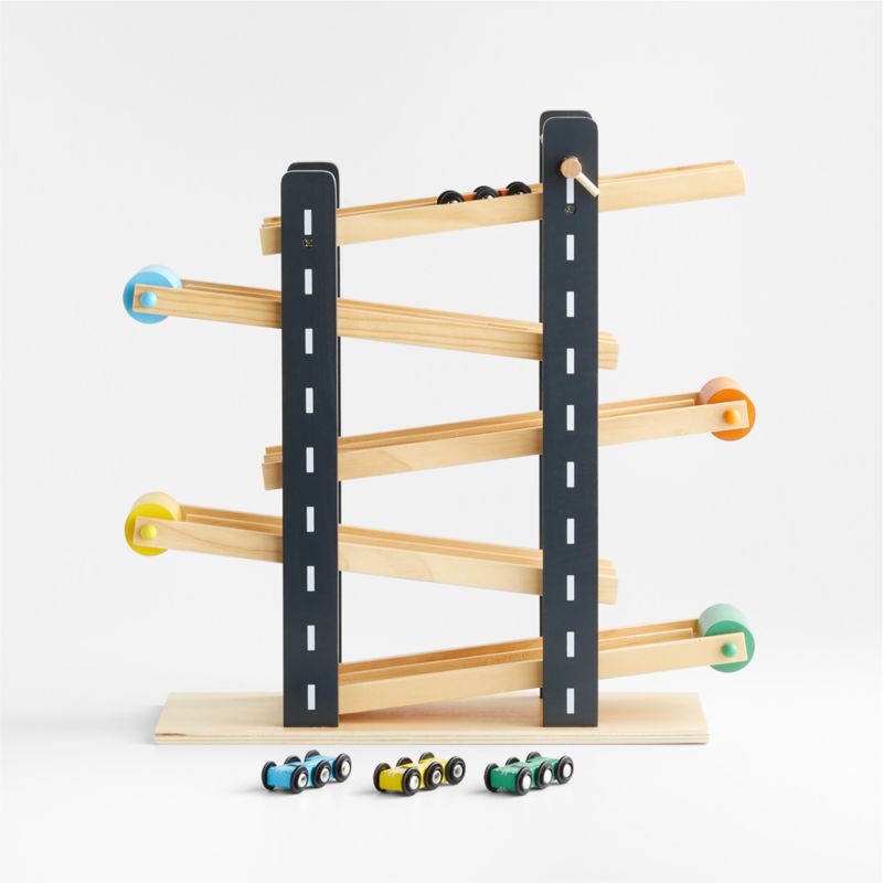 Wonder & Wise by Asweets Kids Wooden Car Track