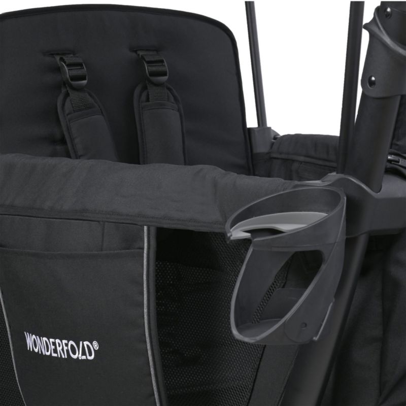 Wonderfold ® L2 Black Double Kids Stroller Wagon - image 8 of 9