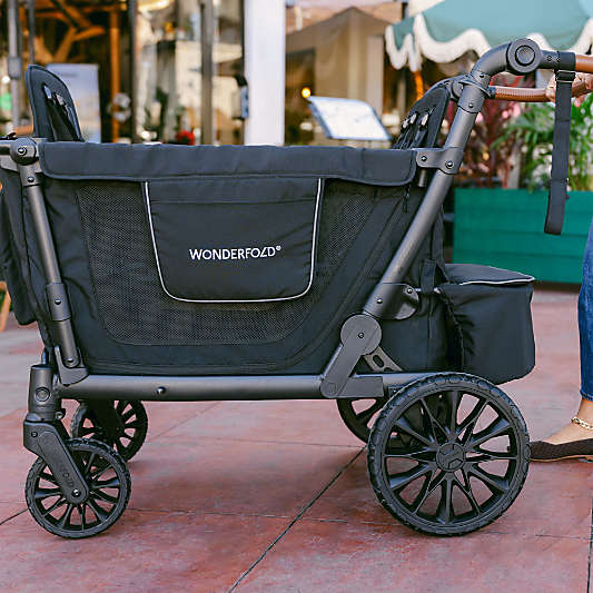 Wonderfold ® L2 Black Double Kids Stroller Wagon