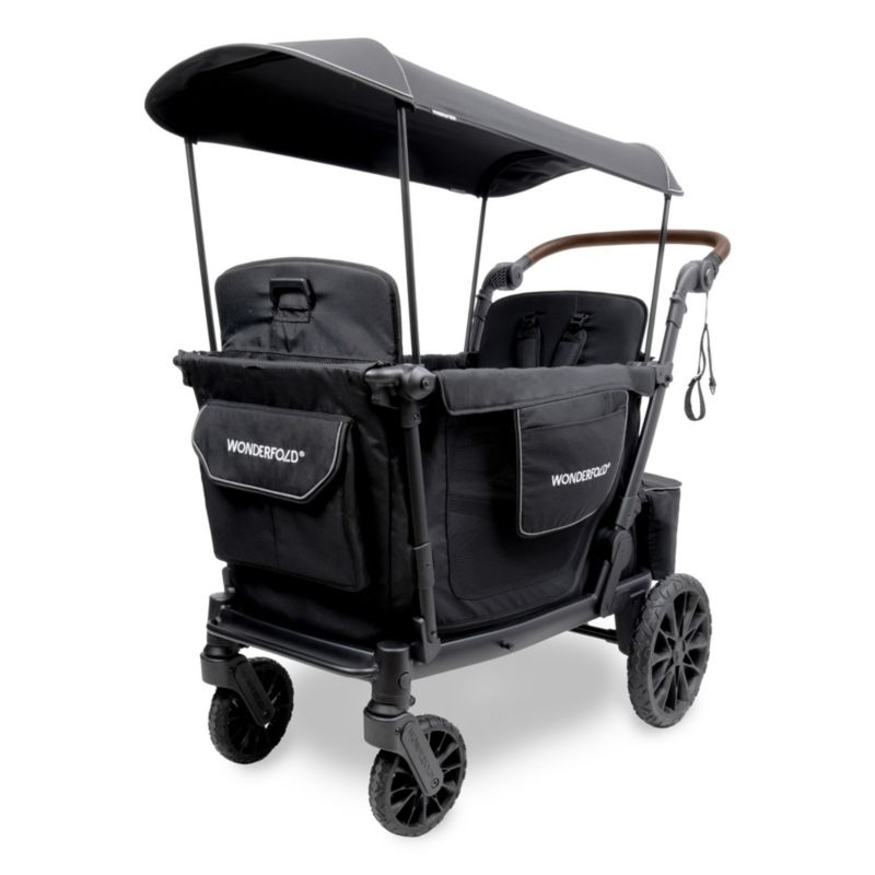 Wonderfold ® L2 Black Double Kids Stroller Wagon - image 4 of 9
