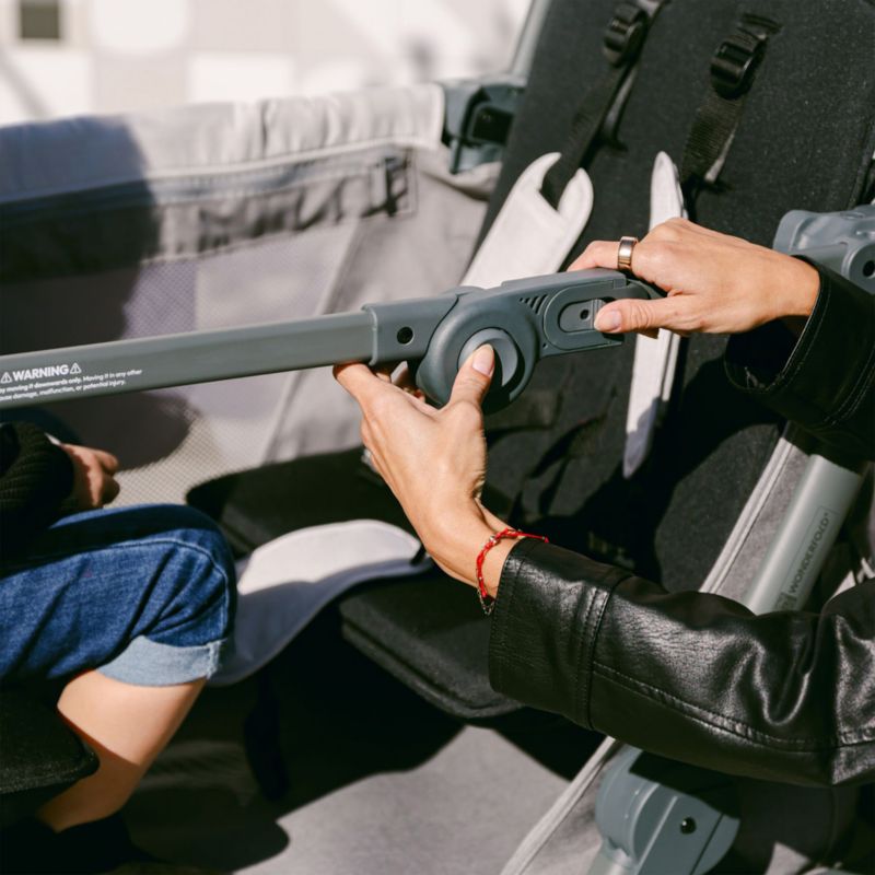 Wonderfold ® L2 Grey Double Kids Stroller Wagon - image 3 of 10
