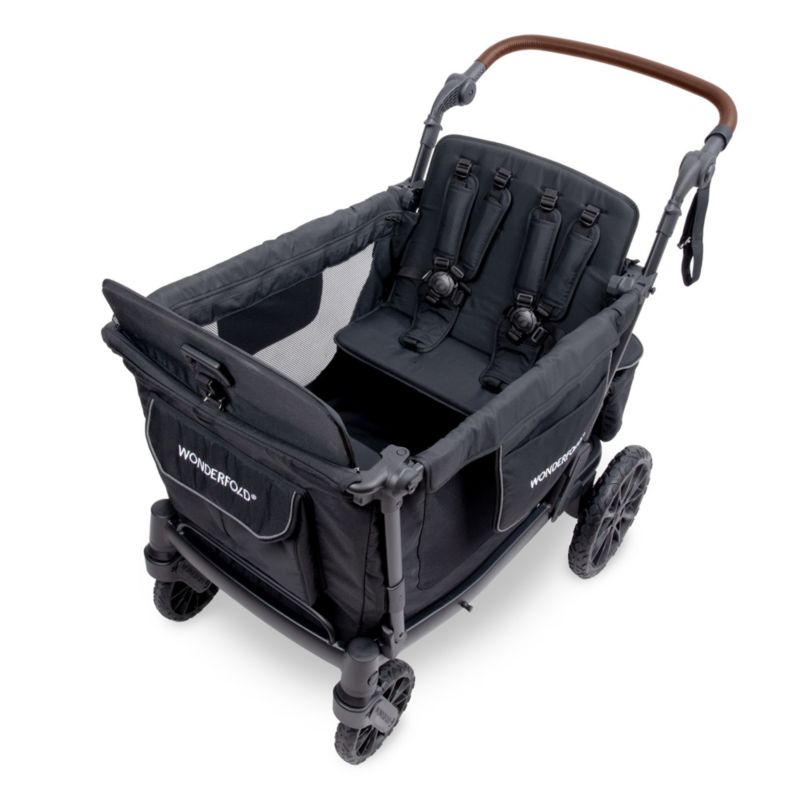 Wonderfold ® L4 Black Quad Kids Stroller Wagon - image 6 of 9