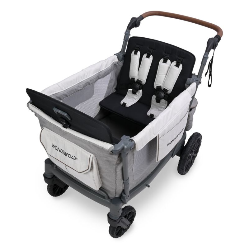 Wonderfold ® L4 Grey Quad Kids Stroller Wagon - image 7 of 10