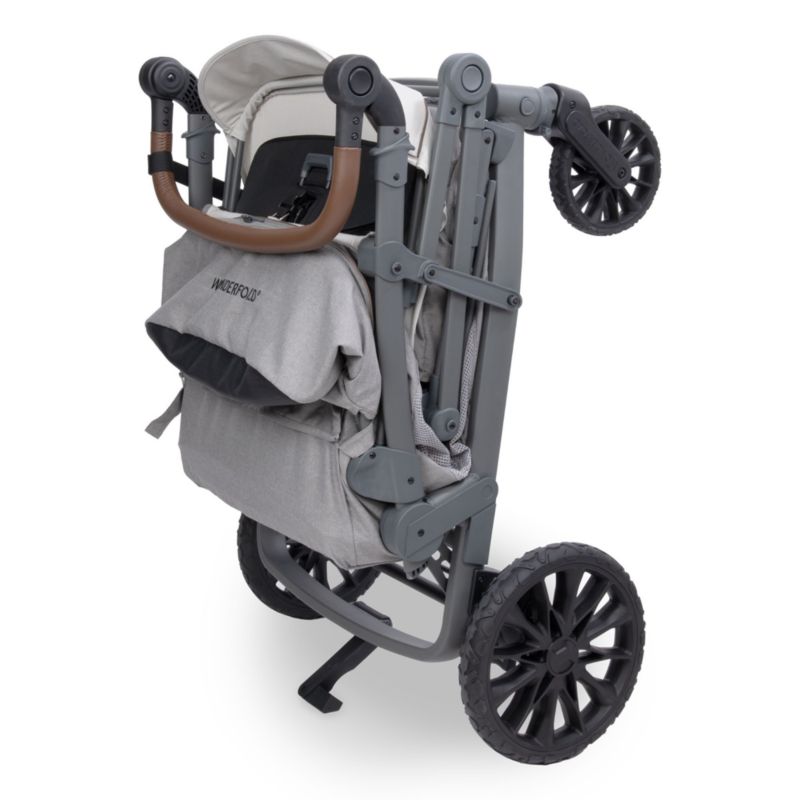 Wonderfold ® L4 Grey Quad Kids Stroller Wagon - image 8 of 10