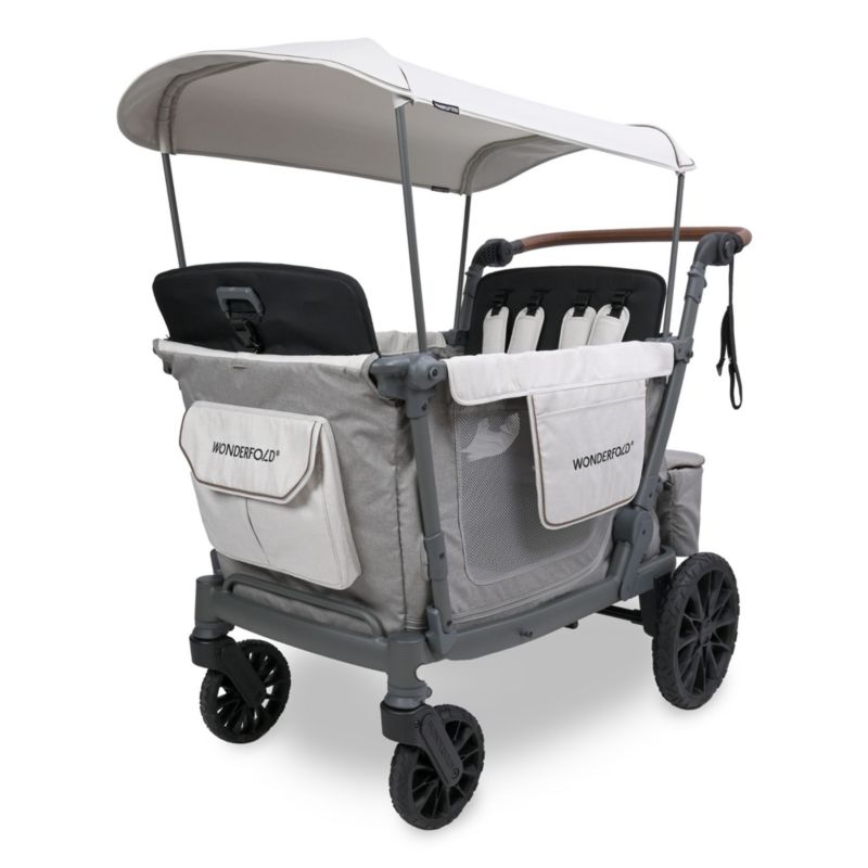 Wonderfold ® L4 Grey Quad Kids Stroller Wagon - image 6 of 10