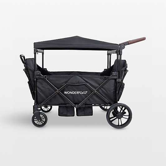 Wonderfold ® X4R Black 4 Seater Kids Stroller Wagon