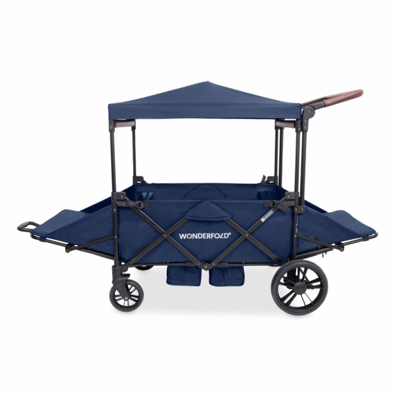 Wonderfold X4R Navy Blue 4 Seater Kids Stroller Wagon - image 3 of 7
