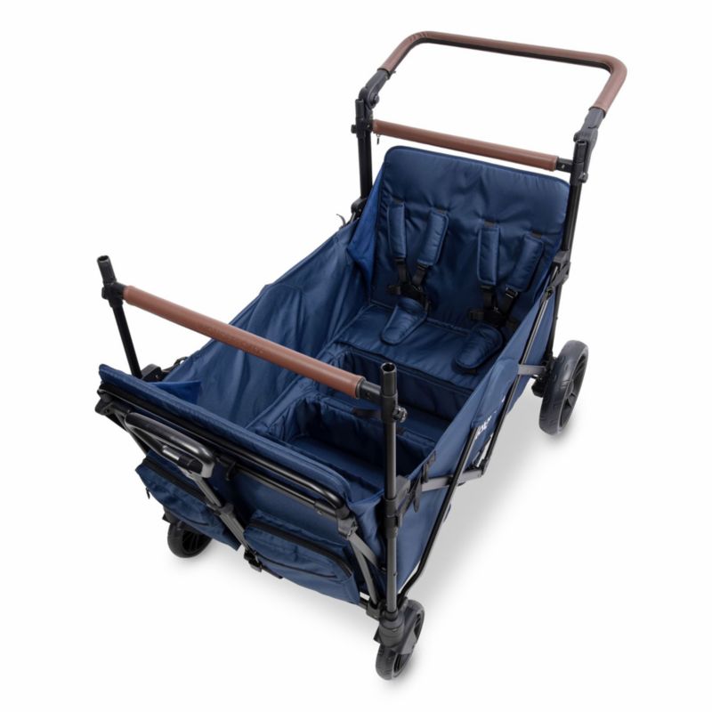 Wonderfold X4R Navy Blue 4 Seater Kids Stroller Wagon - image 4 of 7