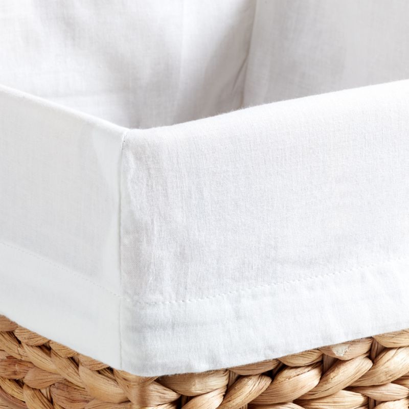 Wonderful Wicker Organic Cotton Shelf Storage Bin Liner - image 6 of 9