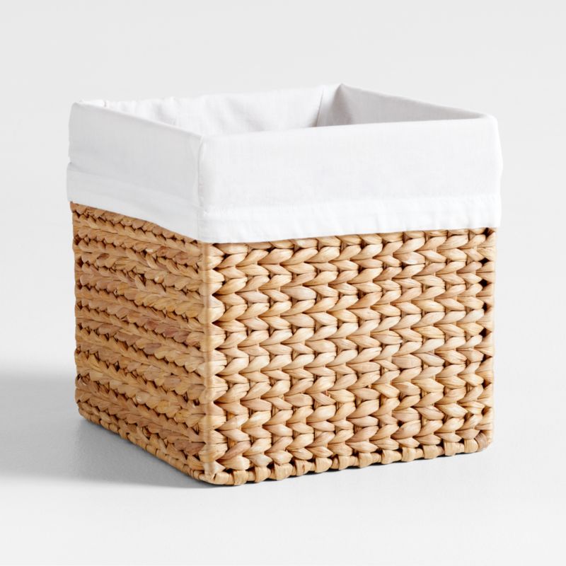 Wonderful Wicker Organic Cotton Shelf Storage Bin Liner - image 5 of 9