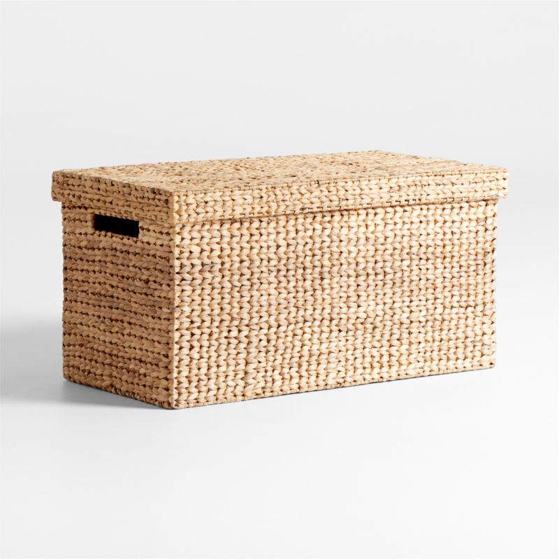 Wonderful Wicker Natural Woven Kids Toy Box with Lid - image 7 of 11