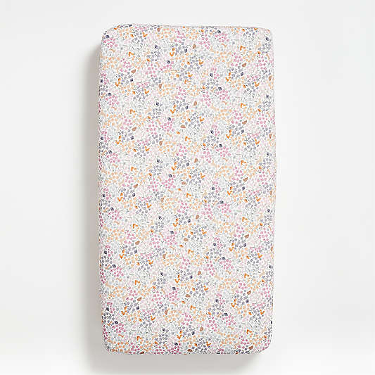 Stay Cool Wonderland Prairie Organic Cotton Baby Crib Fitted Sheet