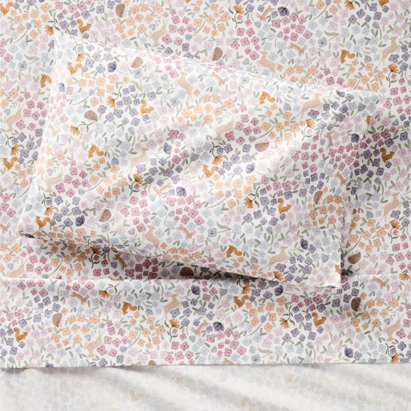 Stay Cool Wonderland Prairie Organic Cotton Toddler Sheet Set - image 0 of 4