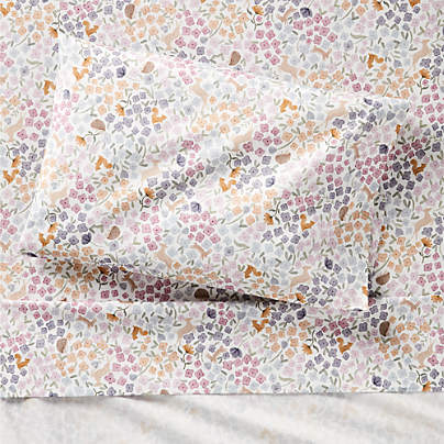 Stay Cool Wonderland Prairie 100% Organic Cotton Toddler Sheet Set