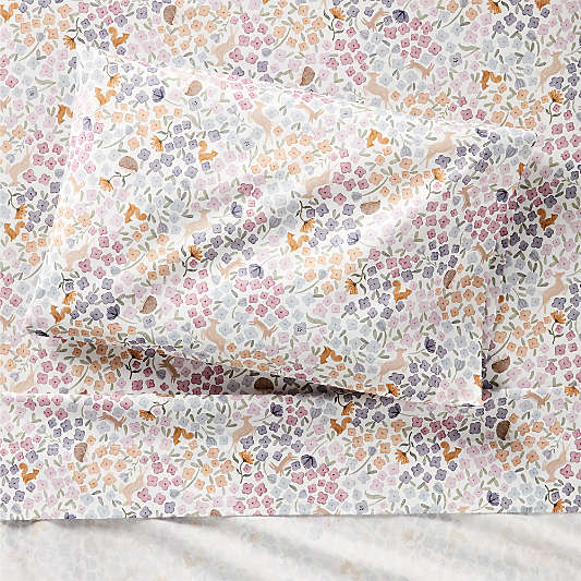 Stay Cool Wonderland Prairie 100% Organic Cotton Toddler Sheet Set