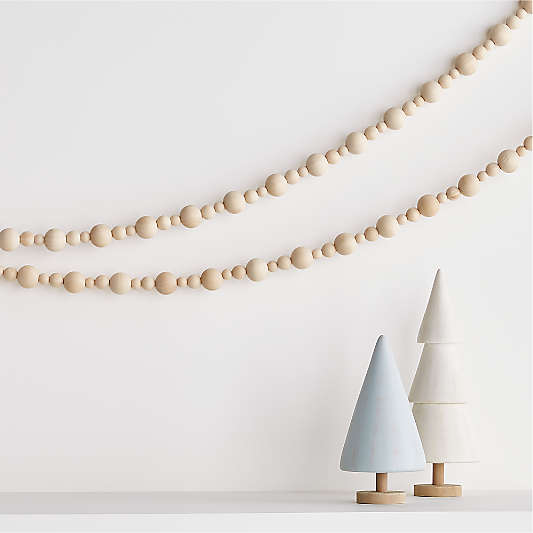 Wood Bead Garland 6'