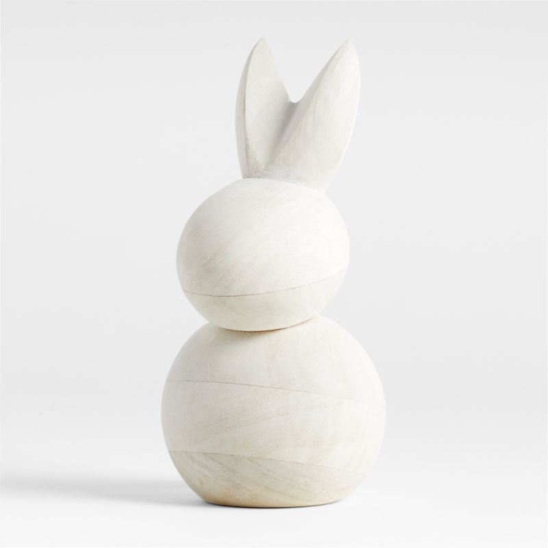 Small Wood Easter Bunny 6 + Reviews