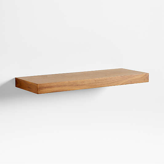 Walnut Wood Floating Shelf 36"