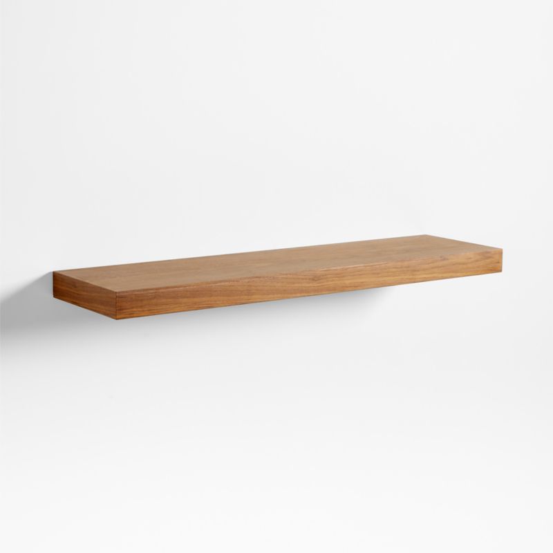 Wood Floating Walnut Shelf 48" - image 2 of 6