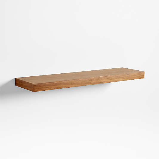 Walnut Wood Floating Shelf 48"