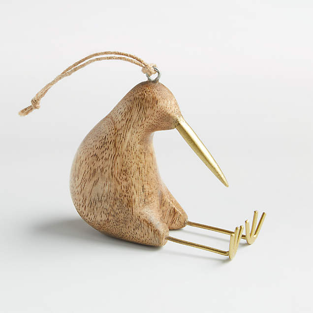 Black Wood Kiwi Bird + Reviews Crate & Barrel