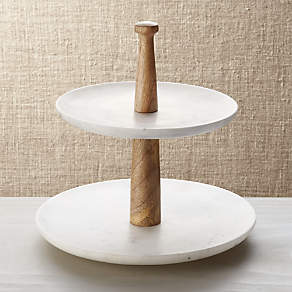 Marble and Wood Cake Stand - Project 62™