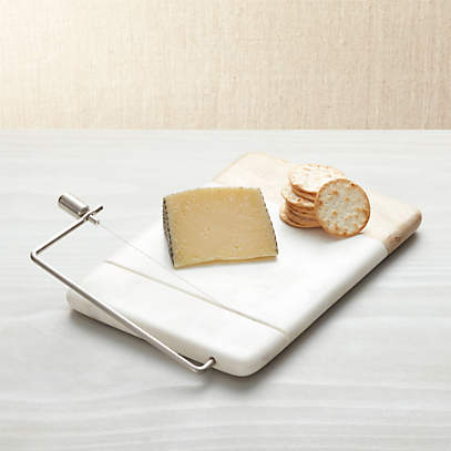 Cheese Slicer Kitchen Gadgets Marble Cutting Board With 4 Replacement Cheese  Cutter Wires 