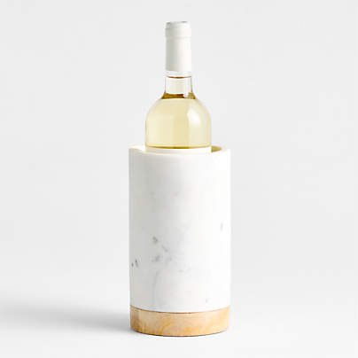 Wood Marble Wine Cooler