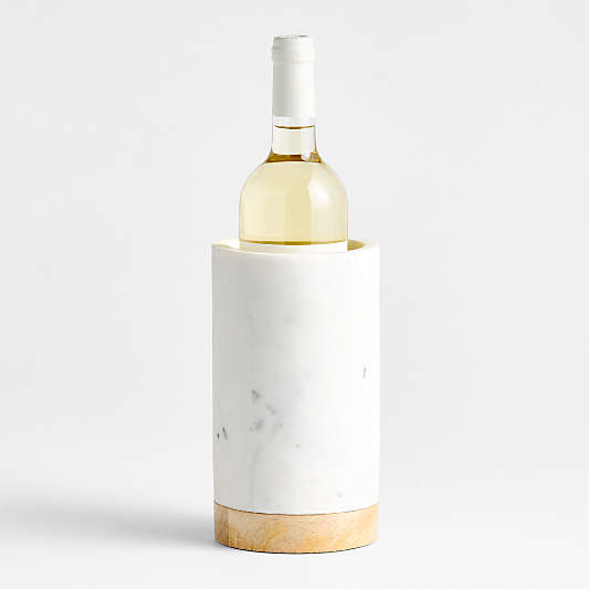 Wood Marble Wine Cooler