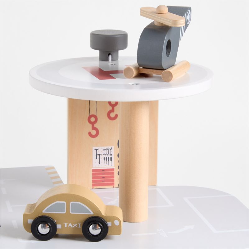 Wooden Kids Parking Garage Play Set - image 5 of 6