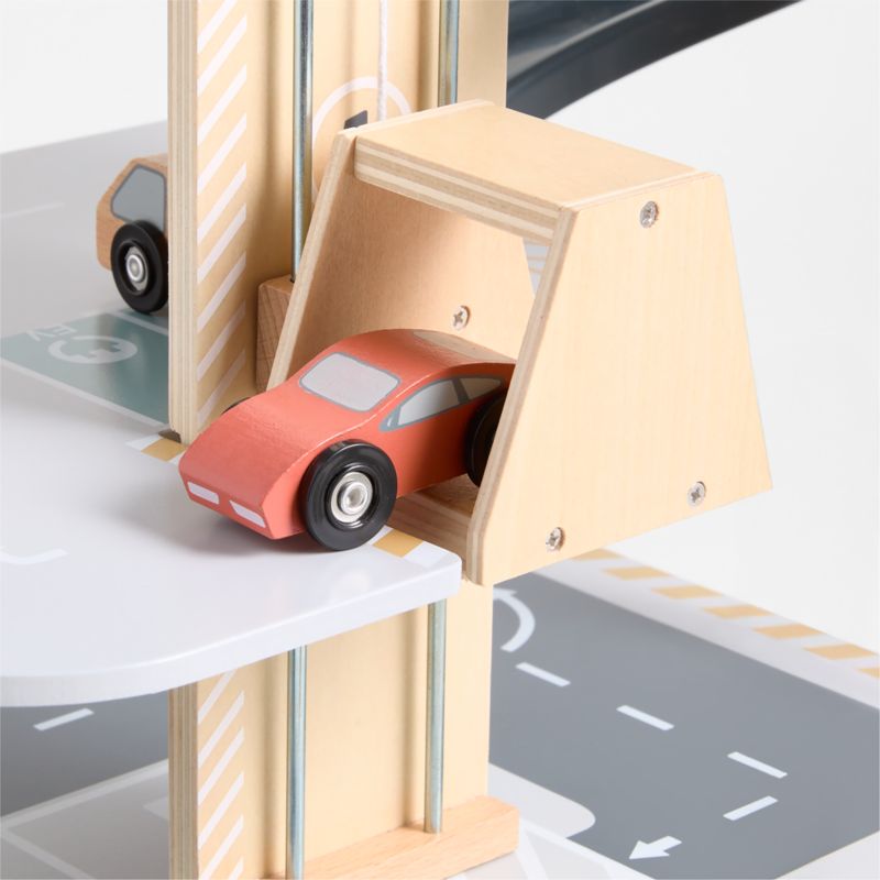 Wooden Kids Parking Garage Play Set - image 6 of 6