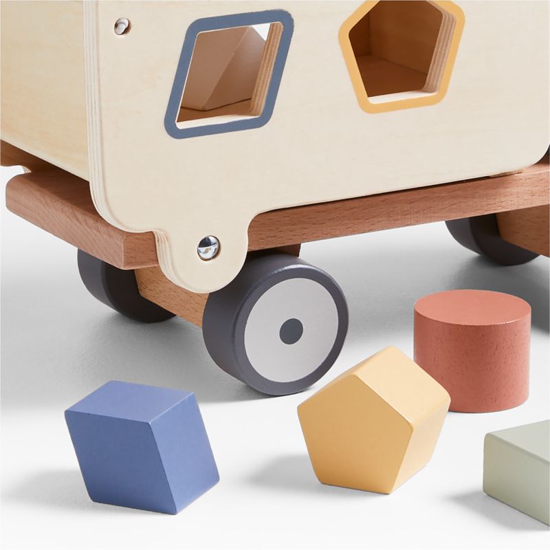 Wood Kids Shape Sorting Truck - image 9 of 10