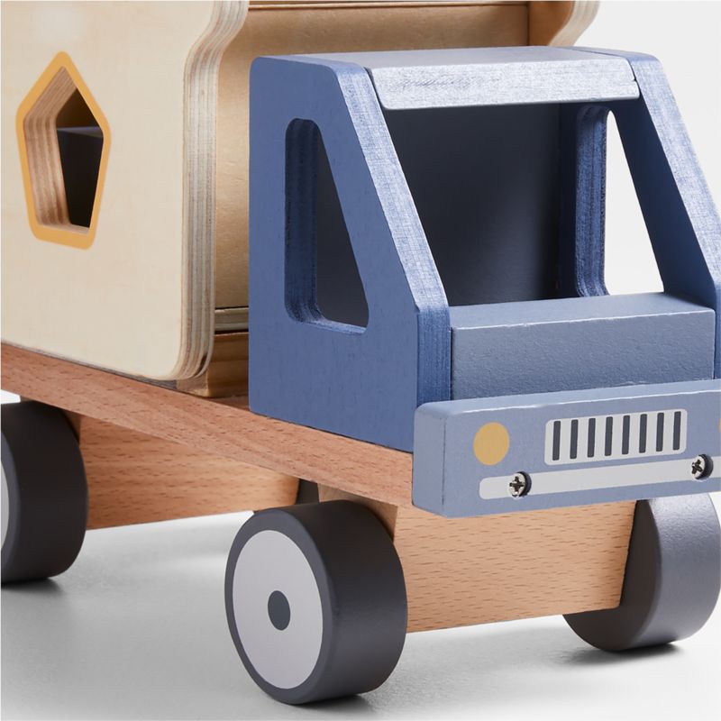 Wood Kids Shape Sorting Truck - image 7 of 10