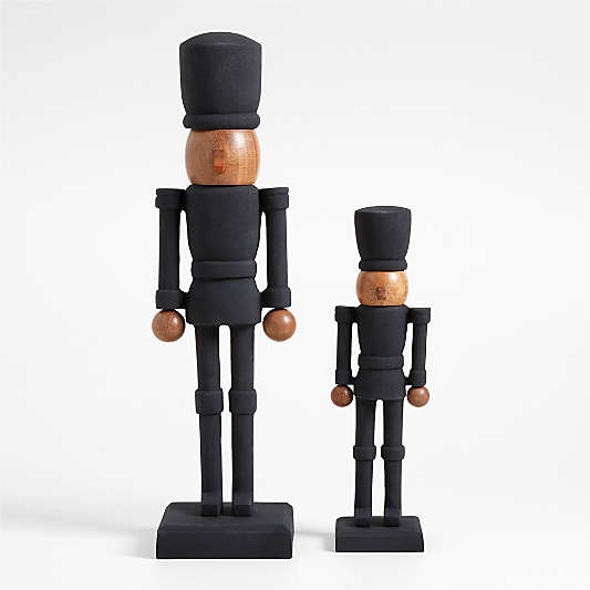 Zinc and Wood Holiday Nutcrackers