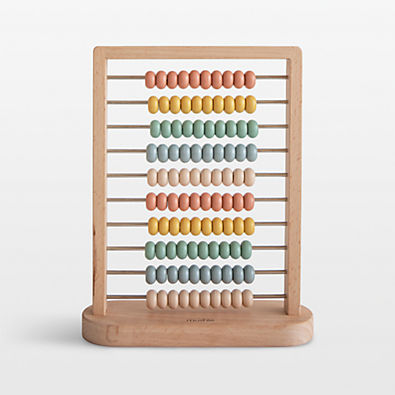 View Mushie Wooden Abacus Toddler Toy details