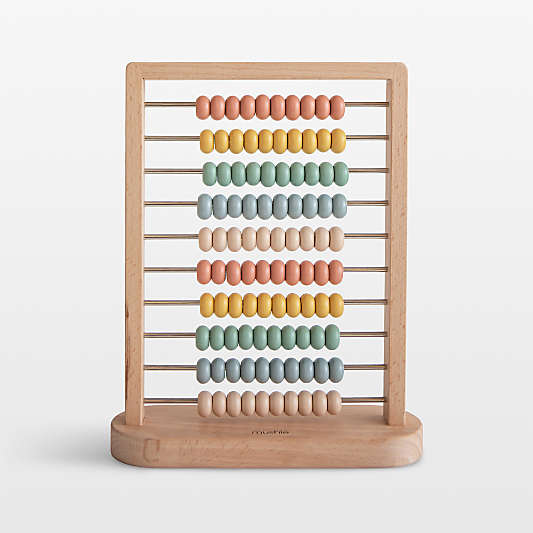 Mushie Wooden Abacus Toddler Toy