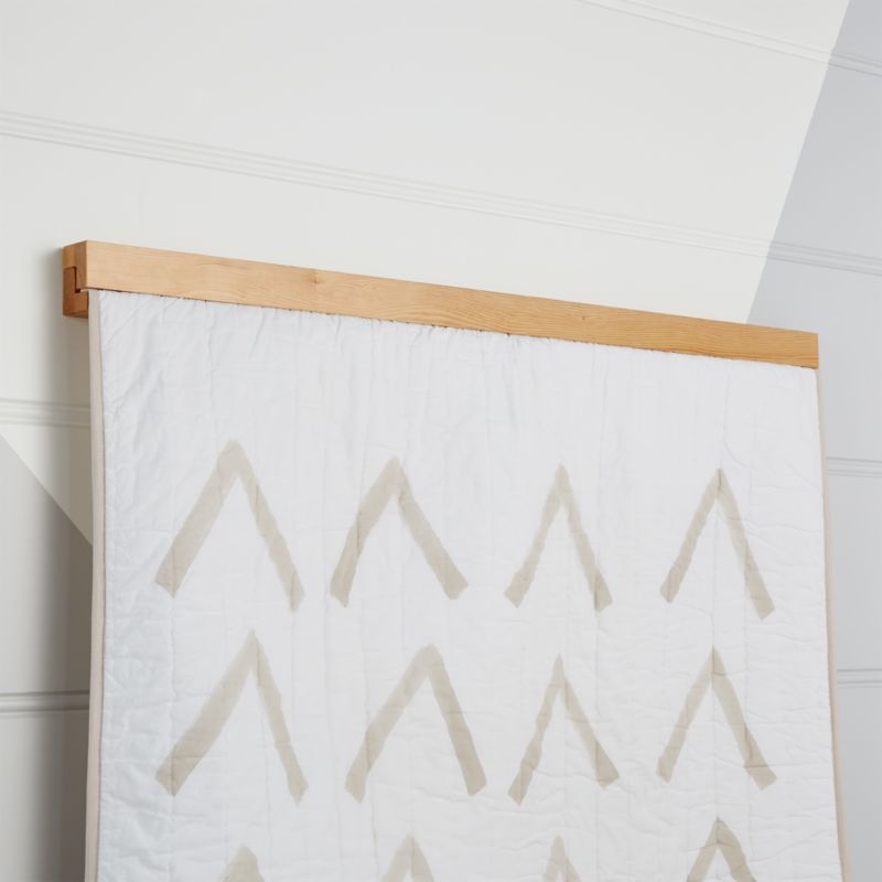 Wooden Quilt Hanger + Reviews Crate & Kids