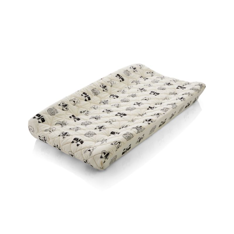 Stay Cool Roxy Marj Woodland Animal Organic Cotton Baby Changing Pad Cover - image 1 of 3