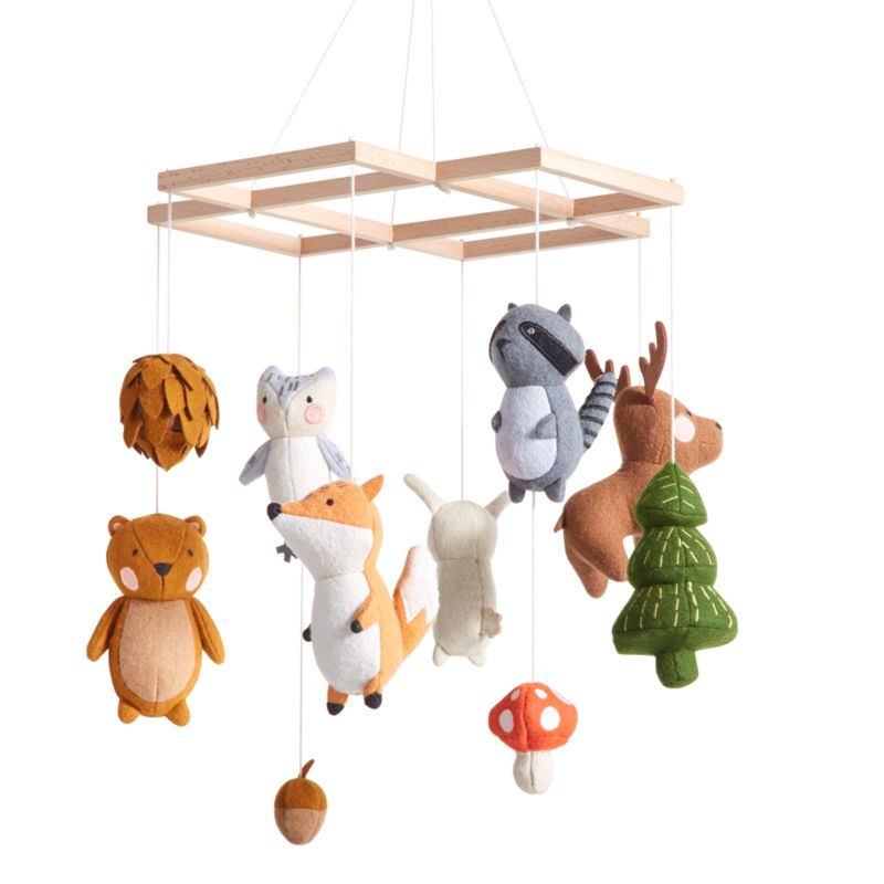 Woodland Animal Baby Nursery Mobile - image 5 of 7