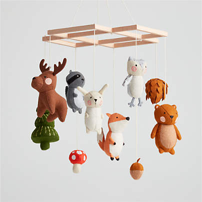 Woodland Animal Baby Nursery Mobile