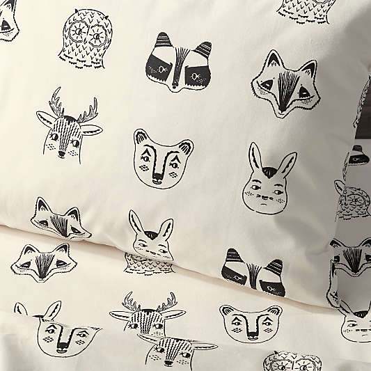 Stay Cool Roxy Marj Woodland Animal 100% Organic Cotton Toddler Sheet Set