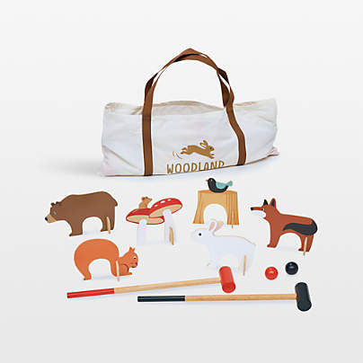 Tender Leaf Woodland Indoor Kids Croquet Set