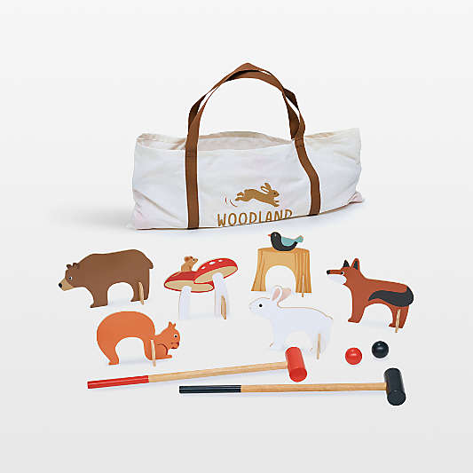 Tender Leaf Woodland Indoor Kids Croquet Set