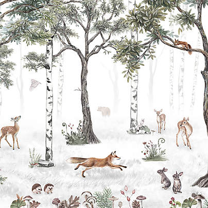Tempaper Woodland Adventure Peel & Stick Wall Mural