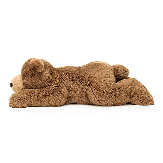 Jellycat ® Large Lying Woody Bear Kids Stuffed Animal