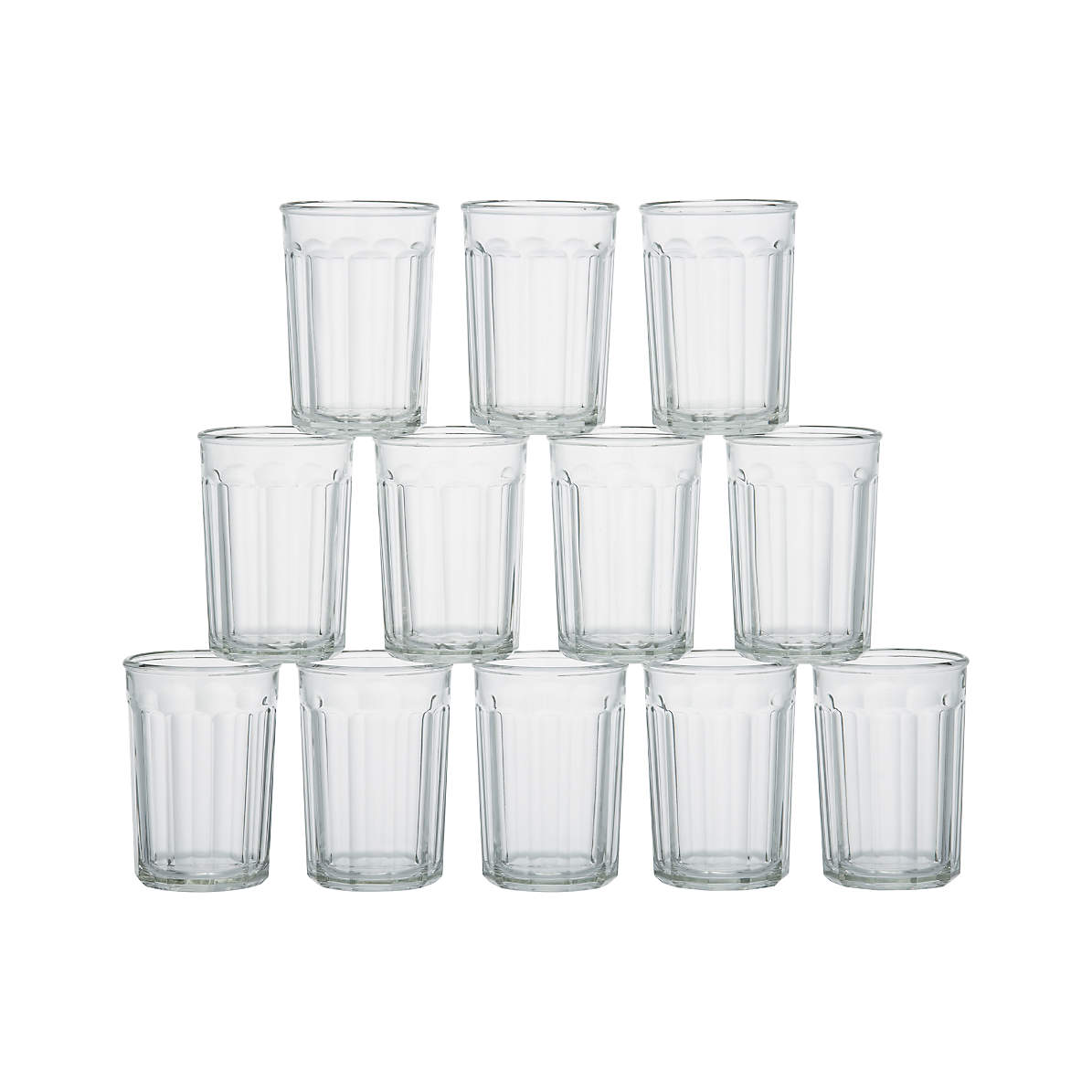 Working Drinking Glasses with Lids - Set of 4 - 21 oz.