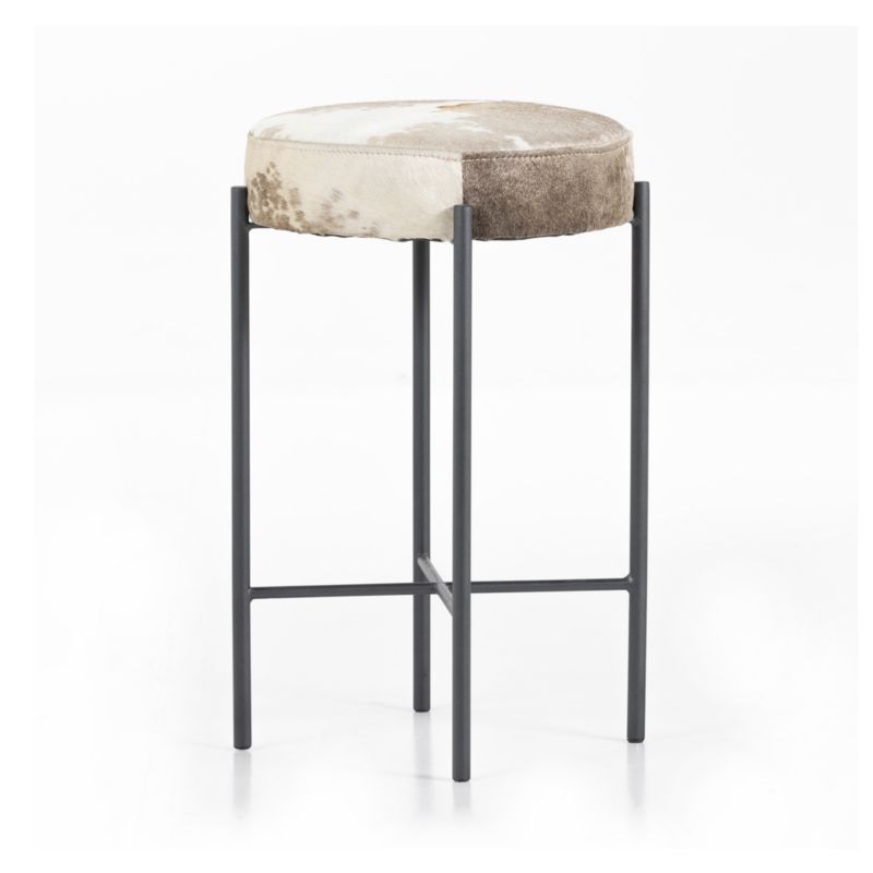 Worth Cowhide Counter Stool